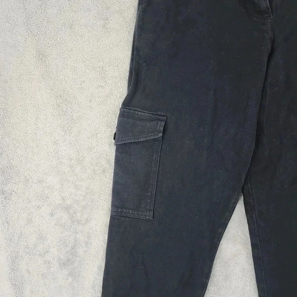 Wilfred Free Womens Cargo Denim Size 8 Black Cotton Blend Button Fly  16PT - Picture 7 of 9